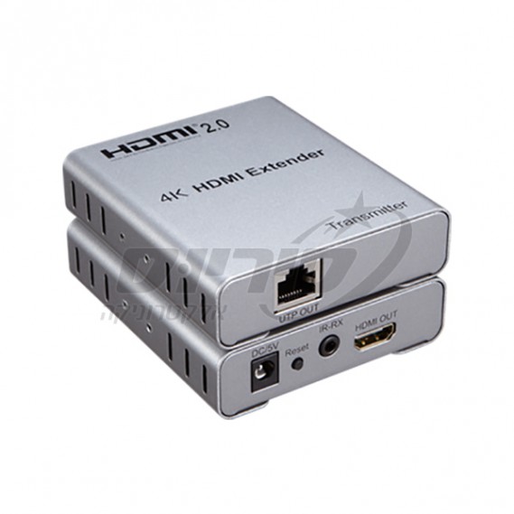HDMI EXTENDER - מאריך טווח HD  על גבי כבל רשת CAT5 עד 50 מטר, תומך 4K/60Hz - SOFLY סיריוס אלקטרוניקה