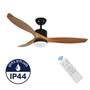 מאוורר תקרה "OUTDOOR 56 עם תאורת CCT ושלט - שחור