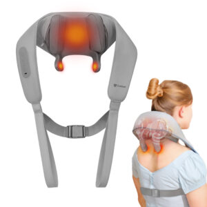 חגורת עיסוי עם טכנולוגיית עיסוי 4D ופונקציית חימום אינפרא