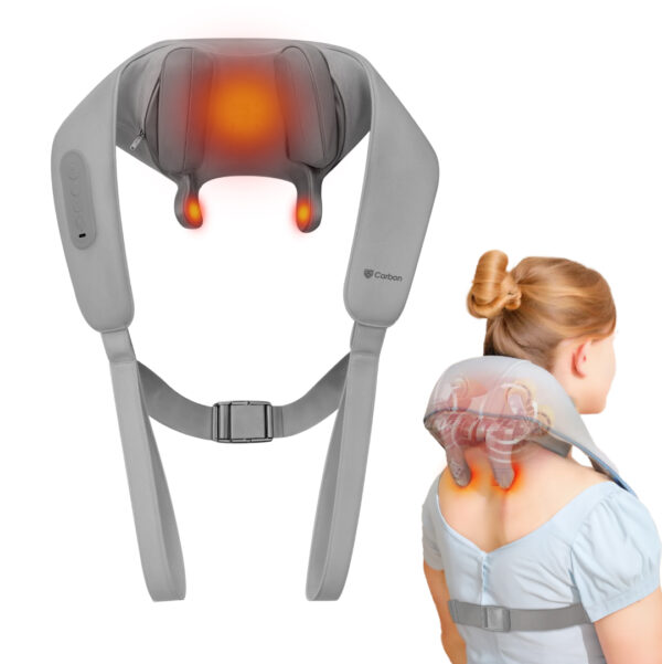 חגורת עיסוי עם טכנולוגיית עיסוי 4D ופונקציית חימום אינפרא