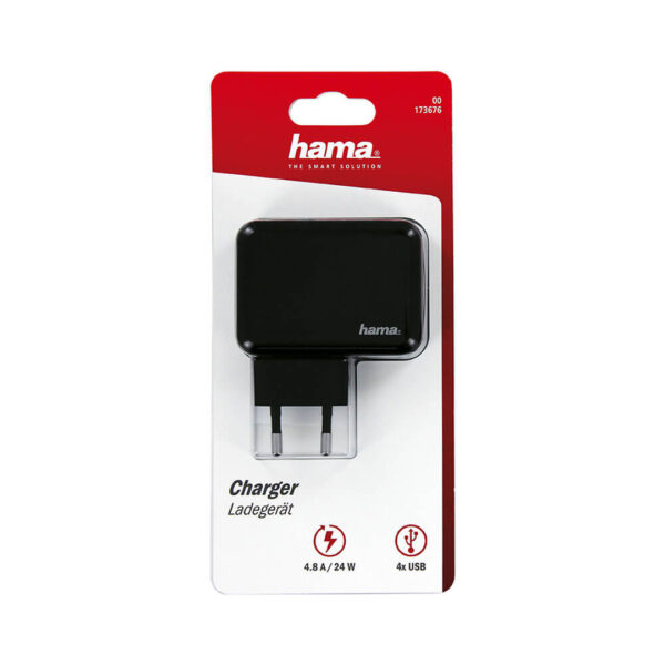 ⁦מטען אוניברסלי עם 4 יציאות 4.8A USB⁩ – תמונה ⁦2⁩