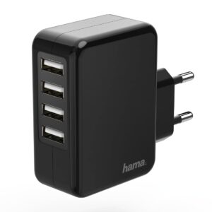 מטען אוניברסלי עם 4 יציאות 4.8A USB