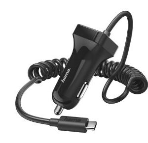 מטען לרכב USB-TYPE-C 2.4A