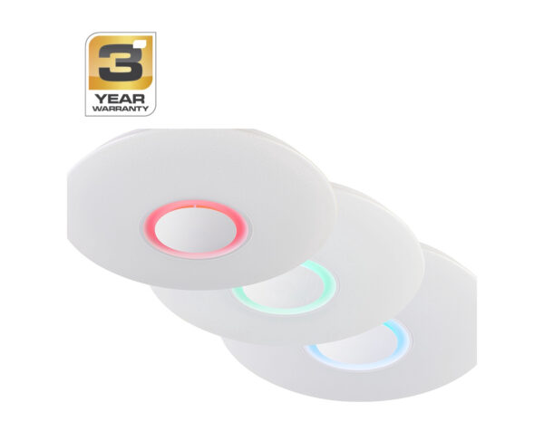 ⁦מנורת תקרה עם תאורה RGB ורמקול בלוטוס⁩ – תמונה ⁦6⁩
