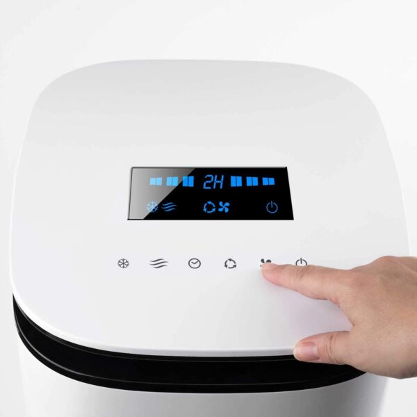 ⁦מצנן אוויר נייד דיגיטלי 65W עם שלט⁩ – תמונה ⁦5⁩