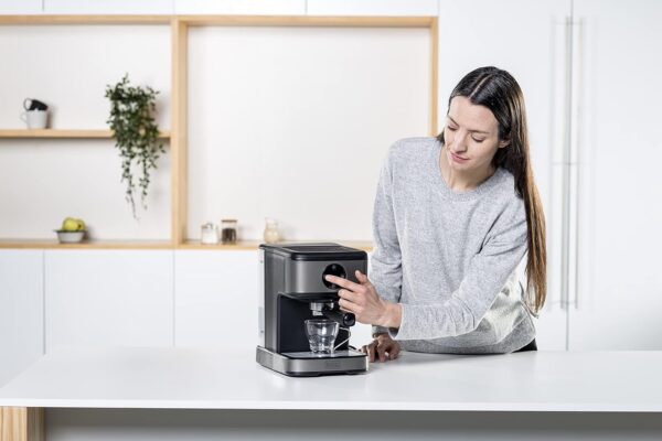 ⁦מכונת קפה עם אדים 850W 20Bar 1.5L⁩ – תמונה ⁦4⁩
