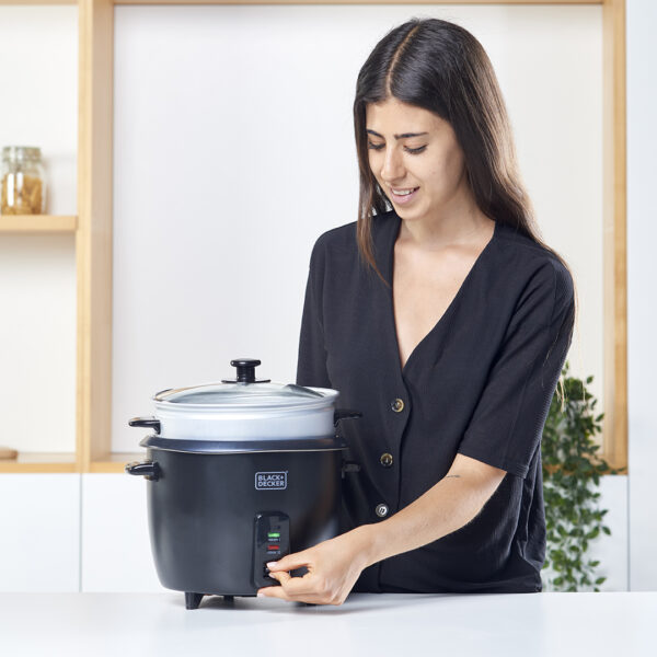 ⁦סיר אידוי ובישול לאורז 1.8L 700W⁩ – תמונה ⁦2⁩