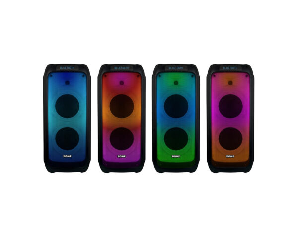 ⁦בידורית 3000W עם 2 מיקרופונים אלחוטיים לחווית שמע מדהימה⁩ – תמונה ⁦2⁩