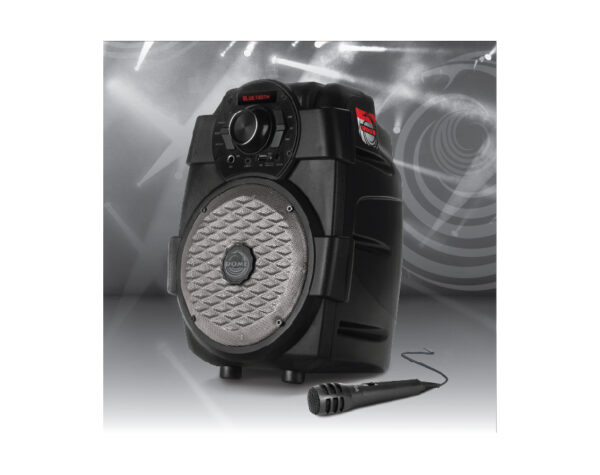 ⁦בידורית 1200W P.M.P.O עם מיקרופון חוטי⁩ – תמונה ⁦4⁩