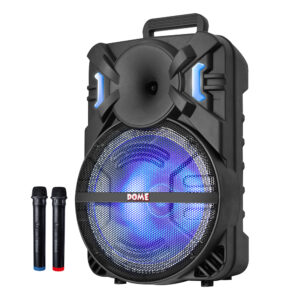 בידורית 2000W עם 2 מיקרופונים אלחוטיים לחווית שמע מושלמת