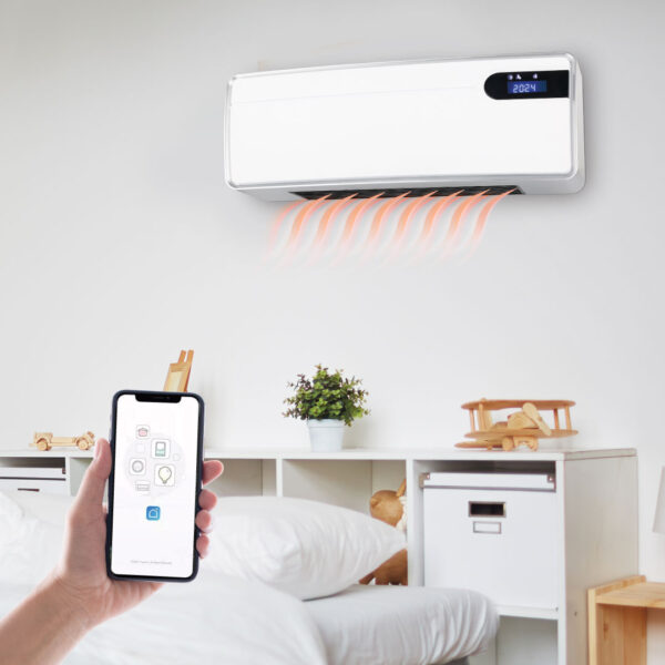 ⁦מזגנית חימום 2000W עם שלט רחוק ואפליקציה⁩ – תמונה ⁦2⁩