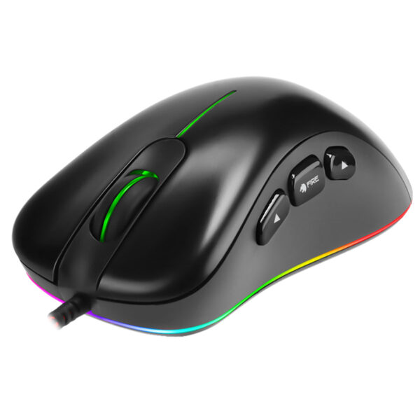 עכבר גיימינג, 10,000Dpi ,6D עם תאורת RGB
