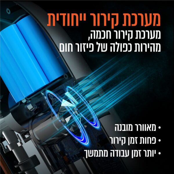 ⁦משאבה חשמלית ניידת לניפוח סאפ,קיאק,מזרנים ומתנפחי ים⁩ – תמונה ⁦5⁩