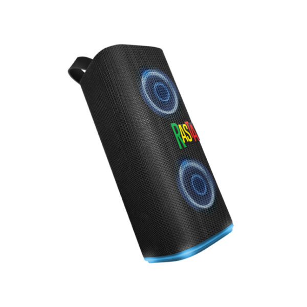 רמקול נייד עם מיקרופון מובנה אפור