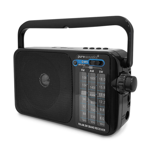 ⁦רדיו FM/AM נייד עם סוללה נטענת⁩ – תמונה ⁦2⁩
