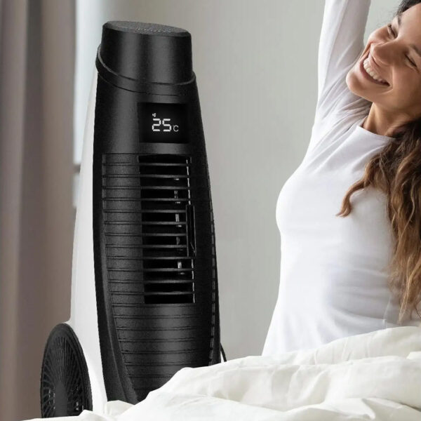 ⁦מאוורר מגדל עוצמתי 100W עם WiFi דגם TENPU-90 מבית TAIYO⁩ – תמונה ⁦2⁩