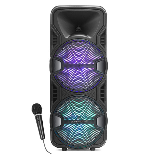 ⁦רמקול נייד 1500W עם מיקרופון חוטי⁩ – תמונה ⁦3⁩