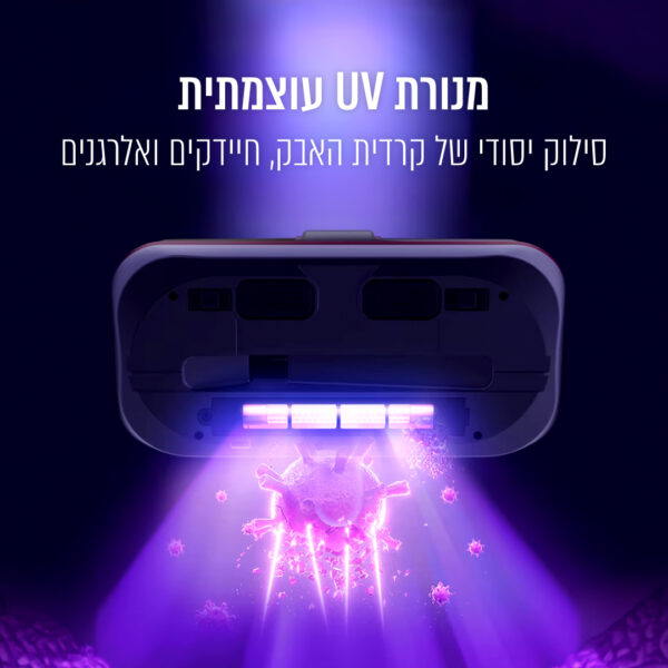 ⁦שואב אנטי-אלרגני אלחוטי UV לניקוי מיטות⁩ – תמונה ⁦5⁩