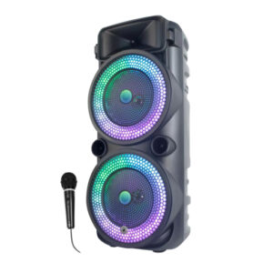 בידורית קריוקי 1600W עם מיקרופון