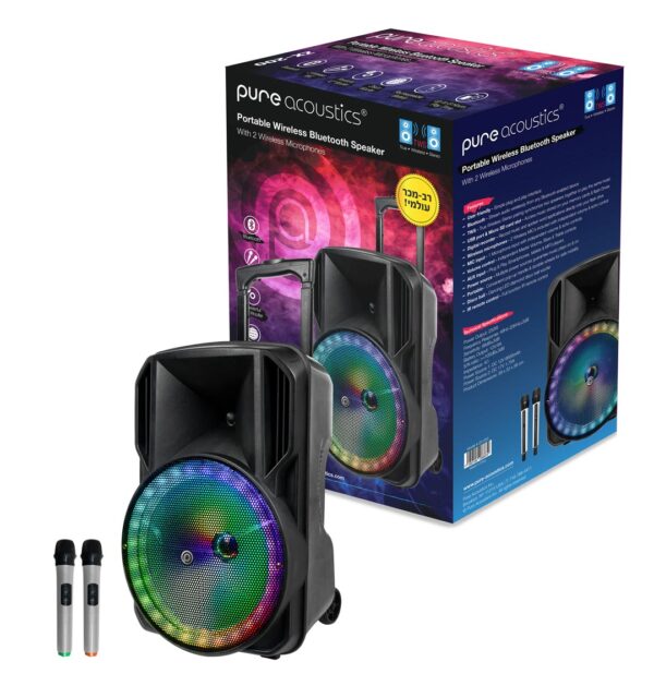 ⁦בידורית "TWS 12 סאונד מדוייק ותאורת RGB מרהיבה⁩ – תמונה ⁦3⁩