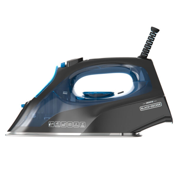 מגהץ אדים עוצמתי כחול שחור 2600W