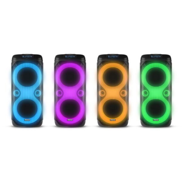 ⁦בידורית  2500W עם 2 מיקרופונים אלחוטיים בטכנולוגית TWS סאונד חזק ועיבוד מדהים⁩ – תמונה ⁦12⁩