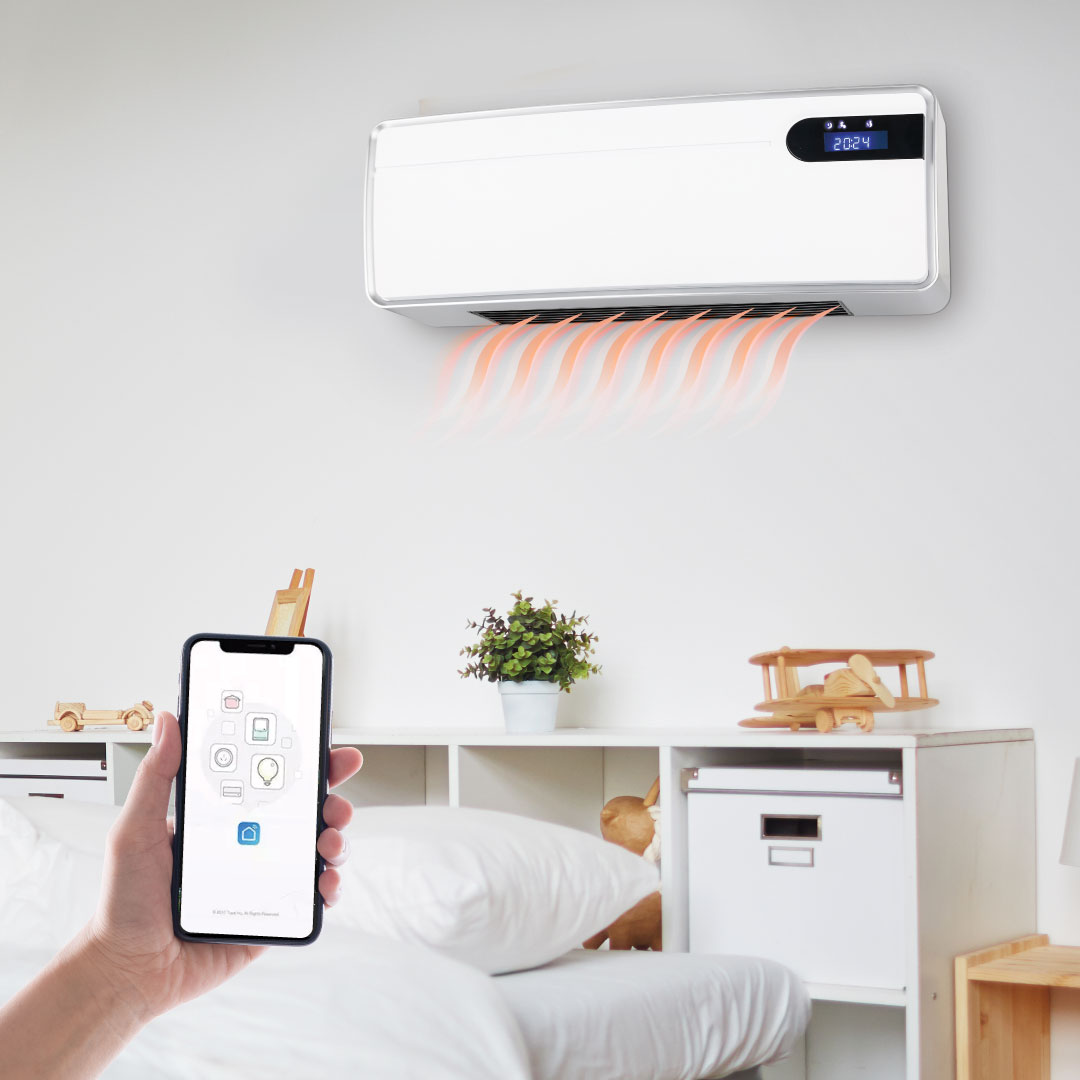 מזגנית חימום 2000W עם שלט רחוק ואפליקציה – תמונה 2