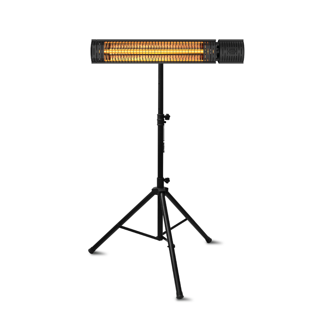 תנור חימום חיצוני נייד עם נורת CalmLight 2000W – תמונה 3