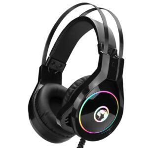 אוזניות גיימינג מקצועיות עם תאורת RGB