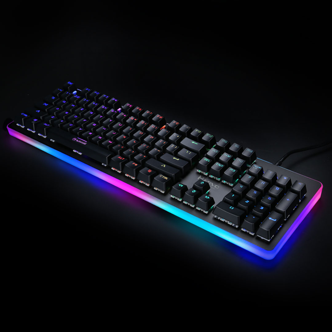 מקלדת גיימינג מכנית מקצועית עם תאורה משתנה – תמונה 4