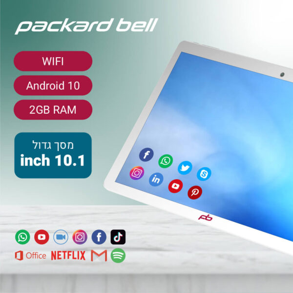⁦טאבלט 10.1" עם 2 כניסות WIFI ו SIM⁩ – תמונה ⁦3⁩