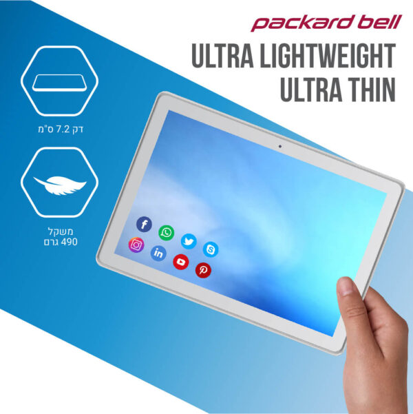 ⁦טאבלט 10.1" עם 2 כניסות WIFI ו SIM⁩ – תמונה ⁦7⁩
