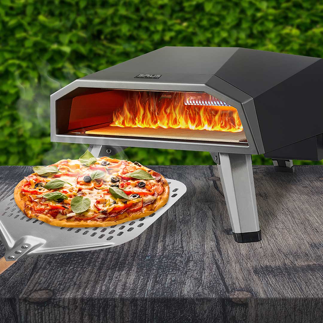 תיק מנשא טאבון עם כף פיצה אלומיניום – תמונה 2