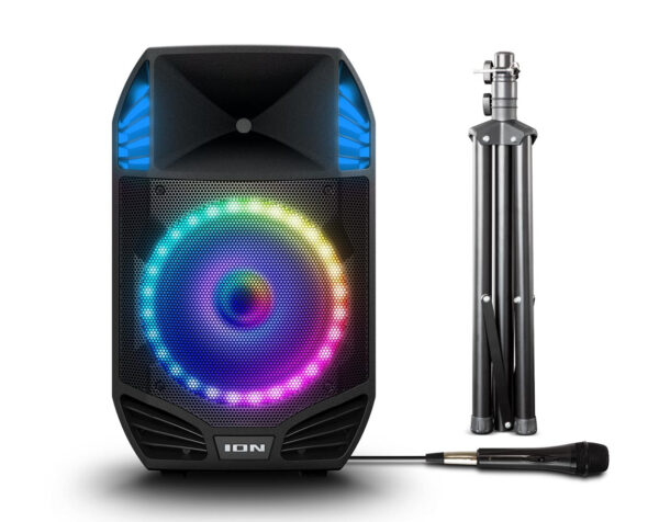 ⁦רמקול מוגבר "BT TWS 500W 15 עם תאורה ואפליקציה⁩ – תמונה ⁦3⁩