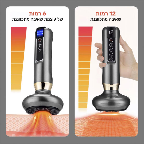 ⁦מכשיר כוסות רוח אלחוטי מציע חווית טיפול מקצועית לשחרור שרירים תפוסים⁩ – תמונה ⁦8⁩