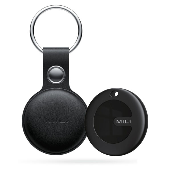 חיישן איתור חפצים חכם Duo MiTag תואם Android & Apple כולל נרתיק עור