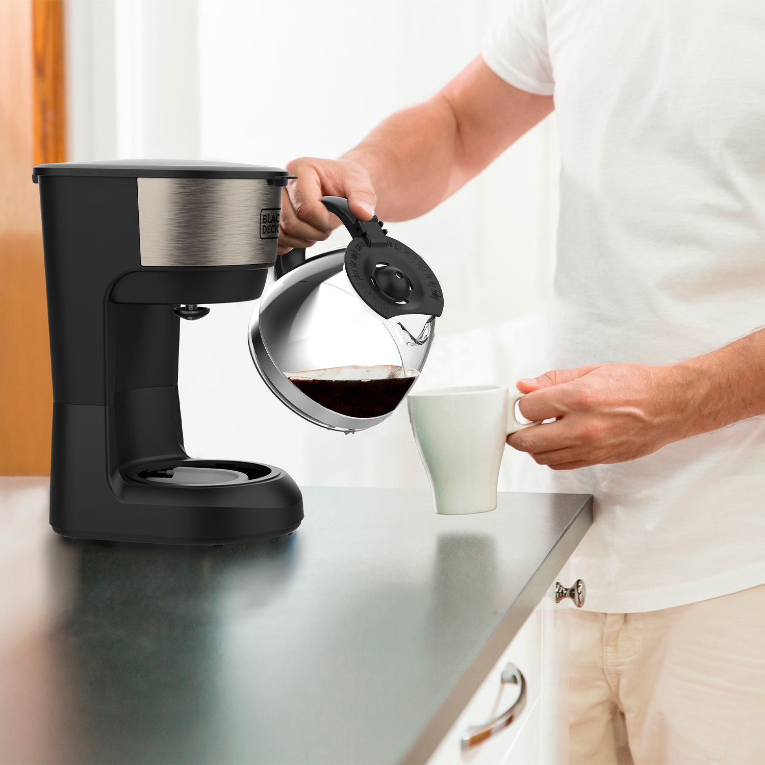 מכונת קפה פרקולטור עוצמתי 600W – תמונה 2