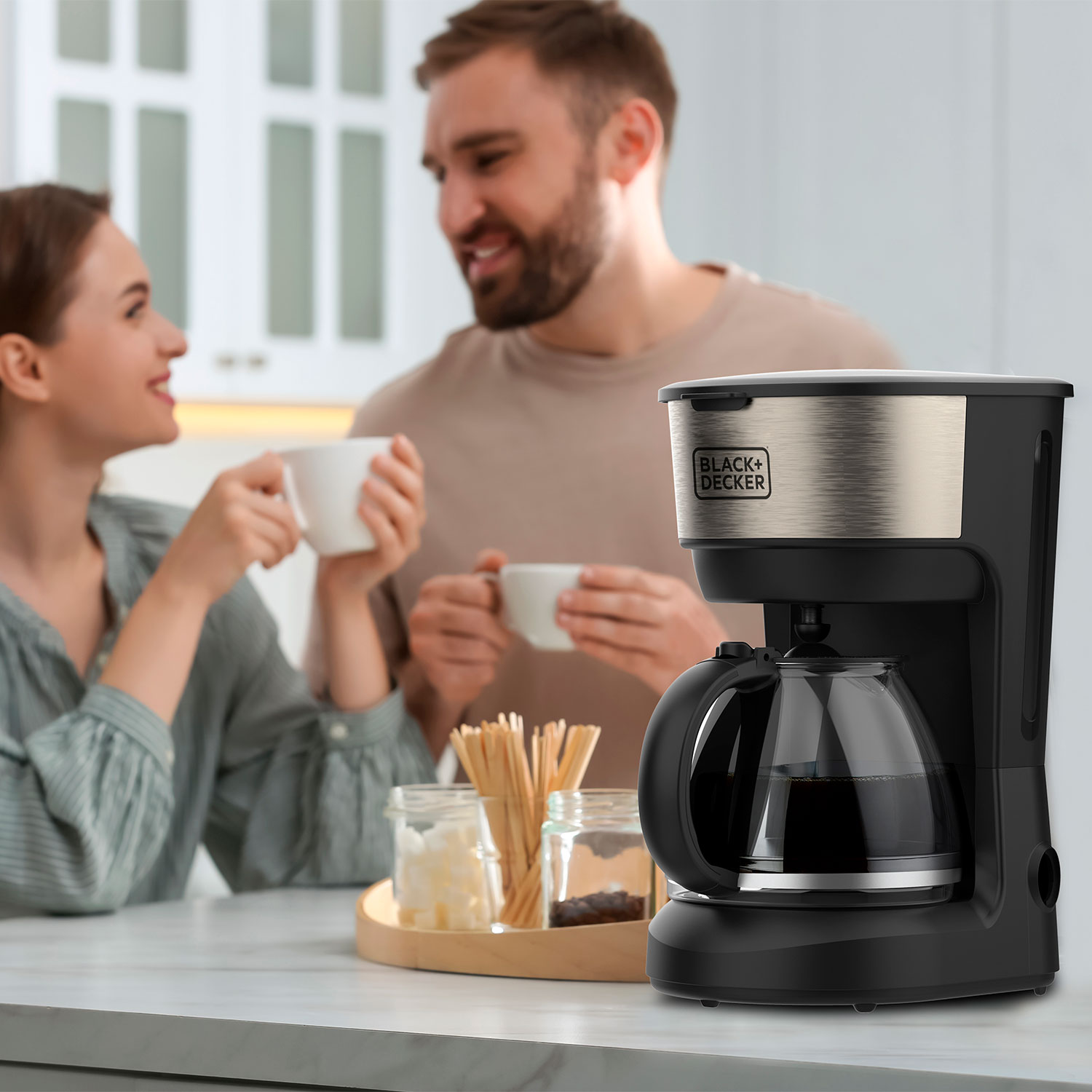 מכונת קפה פרקולטור עוצמתי 600W – תמונה 3