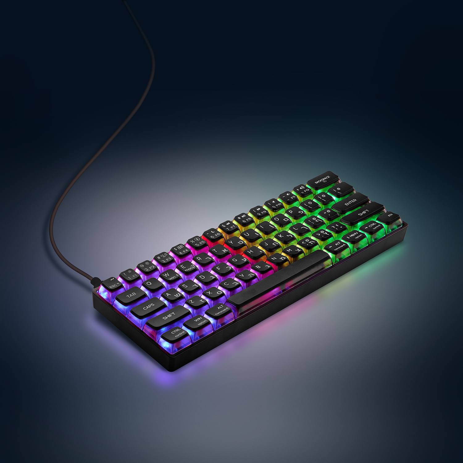 מקלדת גיימינג המהירה ביותר בעולם, שחור – תמונה 2