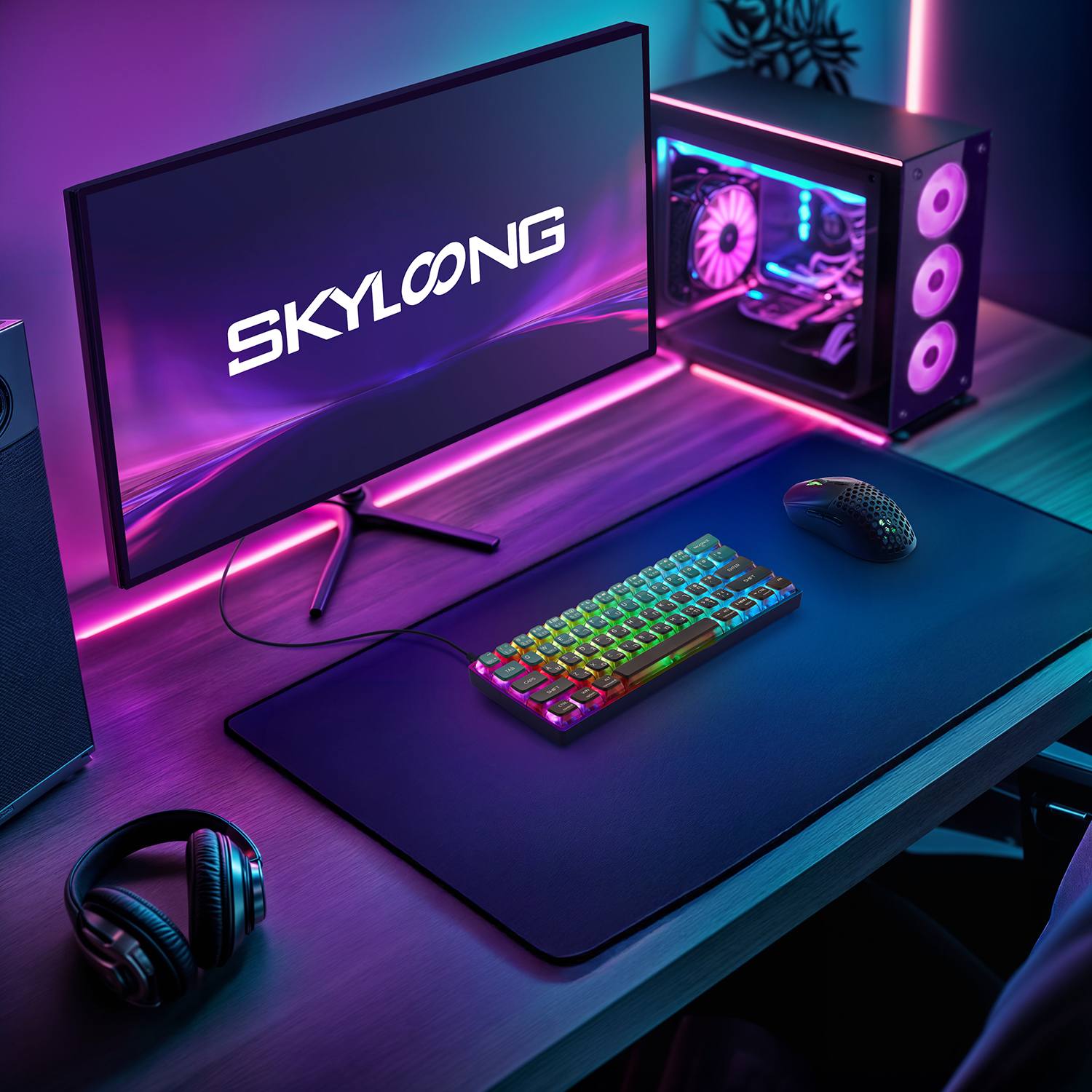 מקלדת גיימינג המהירה ביותר בעולם, כחול – תמונה 3