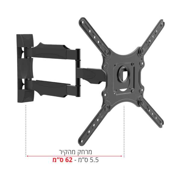 ⁦זרוע תלת מפרקית למסכים⁩ – תמונה ⁦4⁩