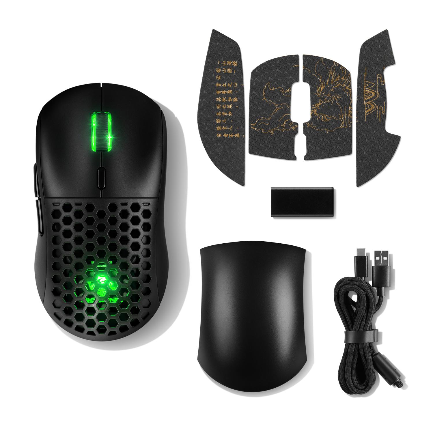 עכבר גיימינג אלחוטי 15,000DPI, שחור – תמונה 3