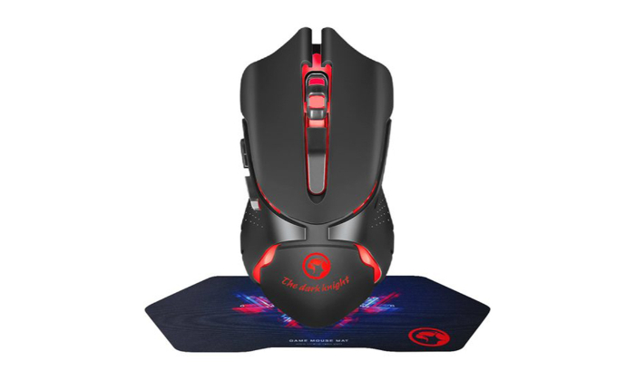 סט עכבר חוטי  2400 DPI עם משטח מונע החלקות – תמונה 8