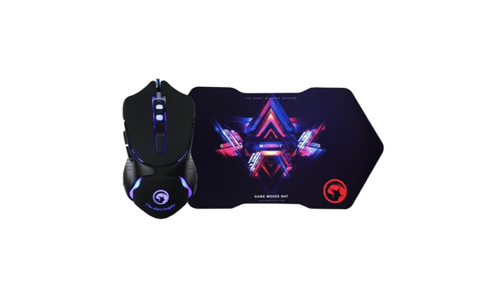 סט עכבר חוטי  2400 DPI עם משטח מונע החלקות – תמונה 5