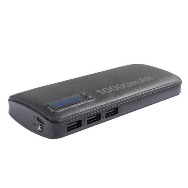 ⁦סוללת גיבוי 10000mAh עם 3 שקעי טעינה USB⁩ – תמונה ⁦5⁩