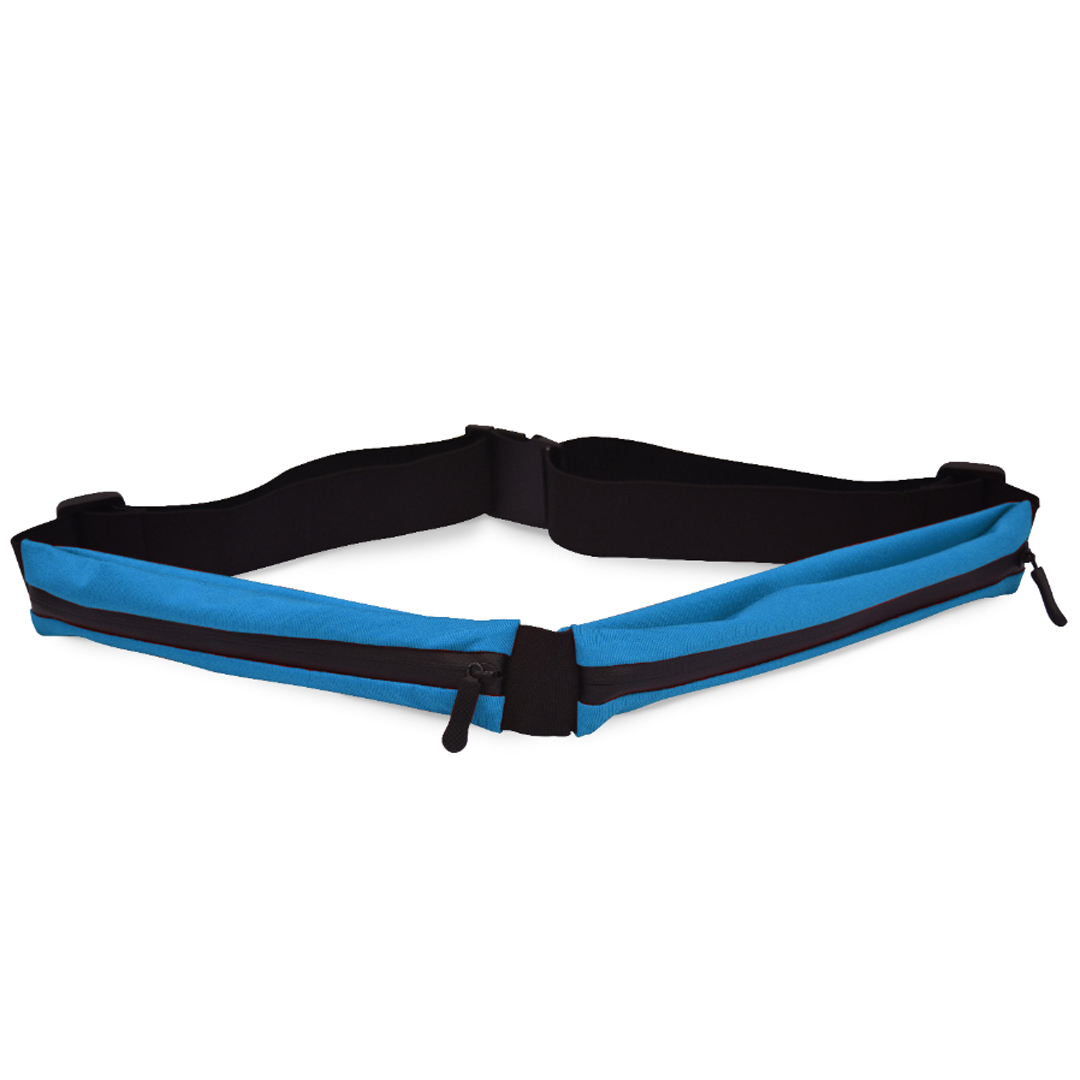 חגורת ספורט אלסטית אטומה למים כחול – תמונה 2