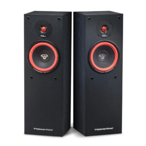 זוג רמקולים רצפתיים 150RMS בעיצוב אלגנטי וייחודי