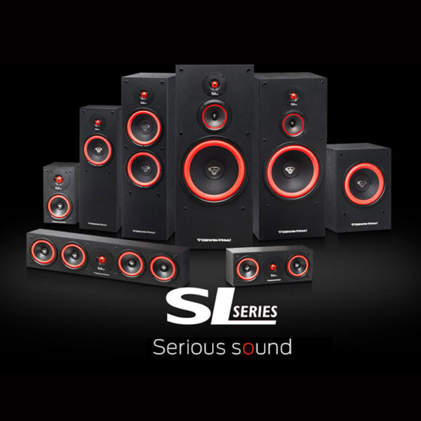 ⁦זוג רמקולים רצפתיים 150RMS בעיצוב אלגנטי וייחודי⁩ – תמונה ⁦5⁩