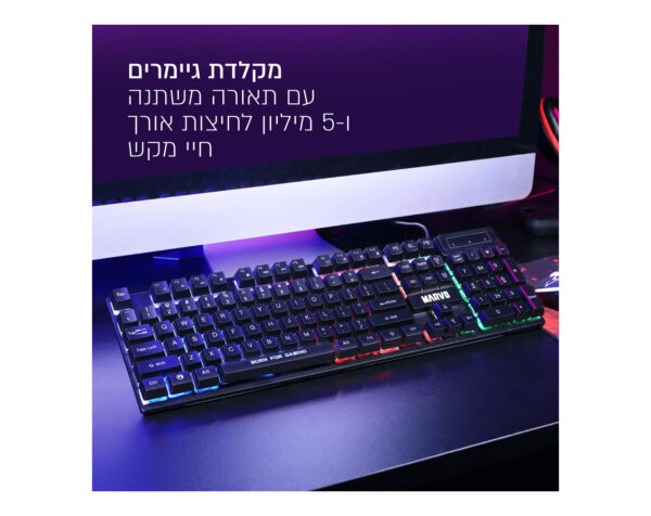 ⁦כיסא גיימרים ארגונומי ובטיחותי + ערכת גיימינג⁩ – תמונה ⁦5⁩