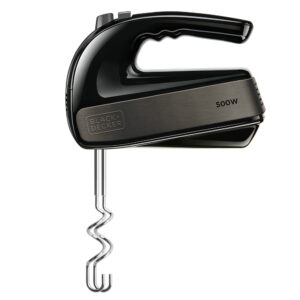מיקסר יד עוצמתי 500W, בגימור Stainless Steel שחור